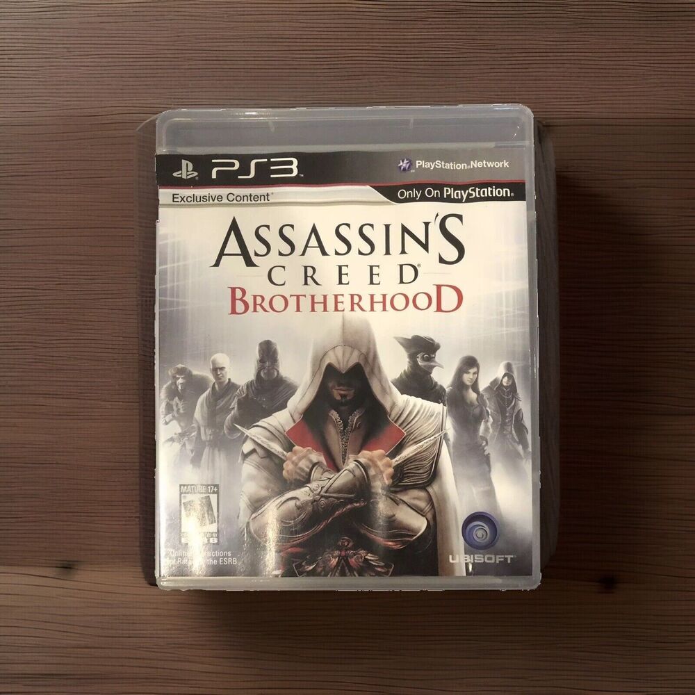 Assassin's Creed Brotherhood PS3 Ubisoft Ezio Auditore Action Adventure Game M